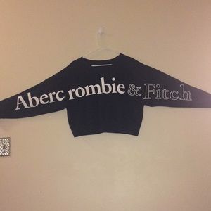 Logo crop sweatshirt
